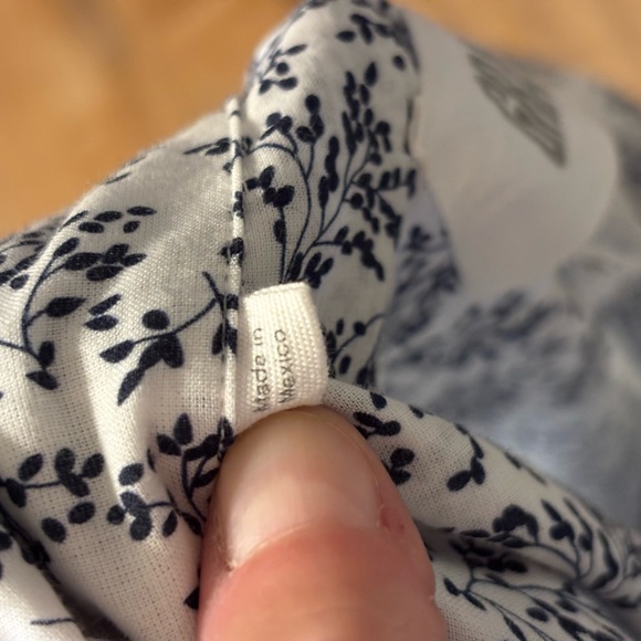 COQUETTE ruffles Normcore old money Grayson by Frank & Eileen Floral Blue dress - Picture 4 of 7